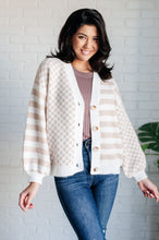 Load image into Gallery viewer, Check That Line Cardigan