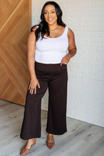 Load image into Gallery viewer, Magic Wide Leg Crop Pants in Chocolate