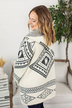 Load image into Gallery viewer, Aztec Hooded Cardigan