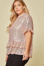 Load image into Gallery viewer, Sequin Sparkle Blouse