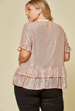 Load image into Gallery viewer, Sequin Sparkle Blouse