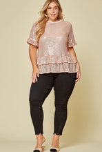 Load image into Gallery viewer, Sequin Sparkle Blouse