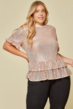 Load image into Gallery viewer, Sequin Sparkle Blouse