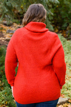 Load image into Gallery viewer, Steady Pace Roll Neck Sweater In Red