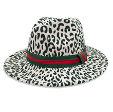 Load image into Gallery viewer, Leopard Print Pana Hat in Cream or Camel
