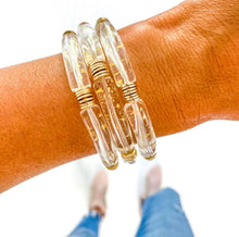 Load image into Gallery viewer, Single Gold &amp; Glimmer Bracelet
