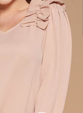 Load image into Gallery viewer, Mauve Ruffled Blouse
