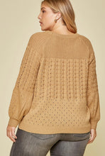 Load image into Gallery viewer, Latte Knit Sweater
