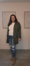 Load image into Gallery viewer, Soft Drape Evergreen Cardigan
