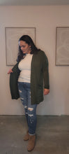 Load image into Gallery viewer, Soft Drape Evergreen Cardigan
