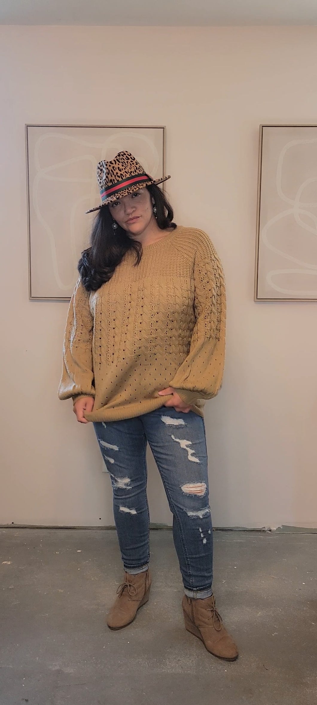 Latte Knit Sweater