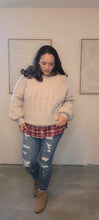 Load image into Gallery viewer, Iced Pink Knit Sweater
