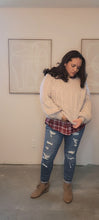 Load image into Gallery viewer, Iced Pink Knit Sweater
