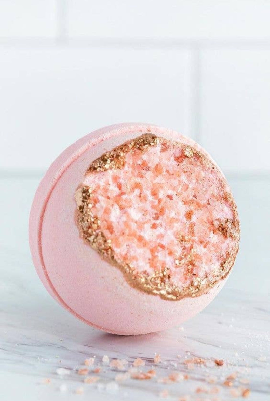 Geode Bath Bomb -Rose Quartz